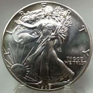 1989 American Silver Eagle Dollar photo