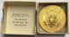 Medallic Art Co.  N.  Y.  John Fitzgerald Kennedy 35th President Gilt Bronze Medal Exonumia photo 1