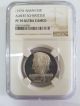 Ajman Uae French - German Albert Schweitzer Silver Coin (ngc Pf 70 Ultra Cameo) Middle East photo 1