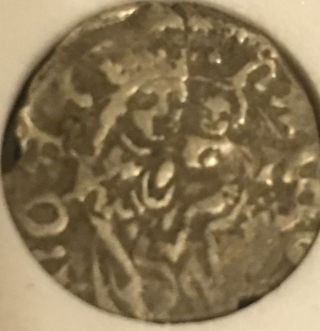 1490 - 1516ad Ulaszlo Ii,  Medieval Silver Coin,  Stocking Stuffer, photo