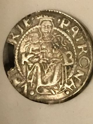 1547ad Ferdinand I,  Medieval Silver Coin,  Stocking Stuffer, photo