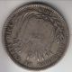 1923 Costa Rica Silver 50 Centimos Counterstamped Over 1889 25 Centimos,  Km - 159 North & Central America photo 1