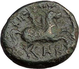 Philip Ii Alexander The Great Dad Olympic Games Ancient Greek Coin Horse I39302 photo