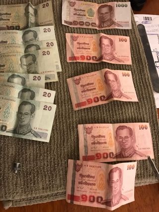 20 Baht 100 Baht 1000 Baht Total About 1540 Make Offer photo