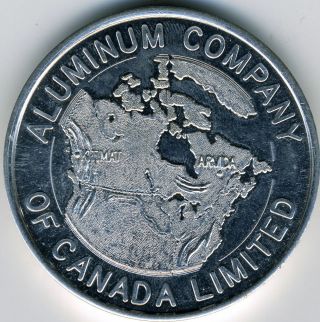 Large Alcan Aluminum Medal For The 1950 Completion Of Kitimat Plant Au Choice photo