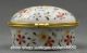 52mm Chinese Colour Porcelain Colourful Little Flower Fashion Jewelry Box Coins: Ancient photo 2