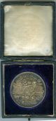 1908 British Silver Award Medal For The Reading Horticultural Society Exonumia photo 2