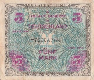 Germany World War Ii Allied Military Currency Note American Printing Replacement photo