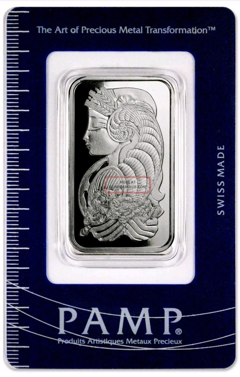 1 Oz Palladium Bar W/ Assay Certificate Pamp Rarer Than Platinum