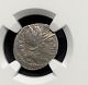 T Carisius Julius Caesars Rome 46bc Scarcer Caris Ngc Silver Triumph Denarius Coins: Ancient photo 2