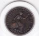 1855 Queen Victoria Half Penny (1/2d) Copper British Coin UK (Great Britain) photo 1