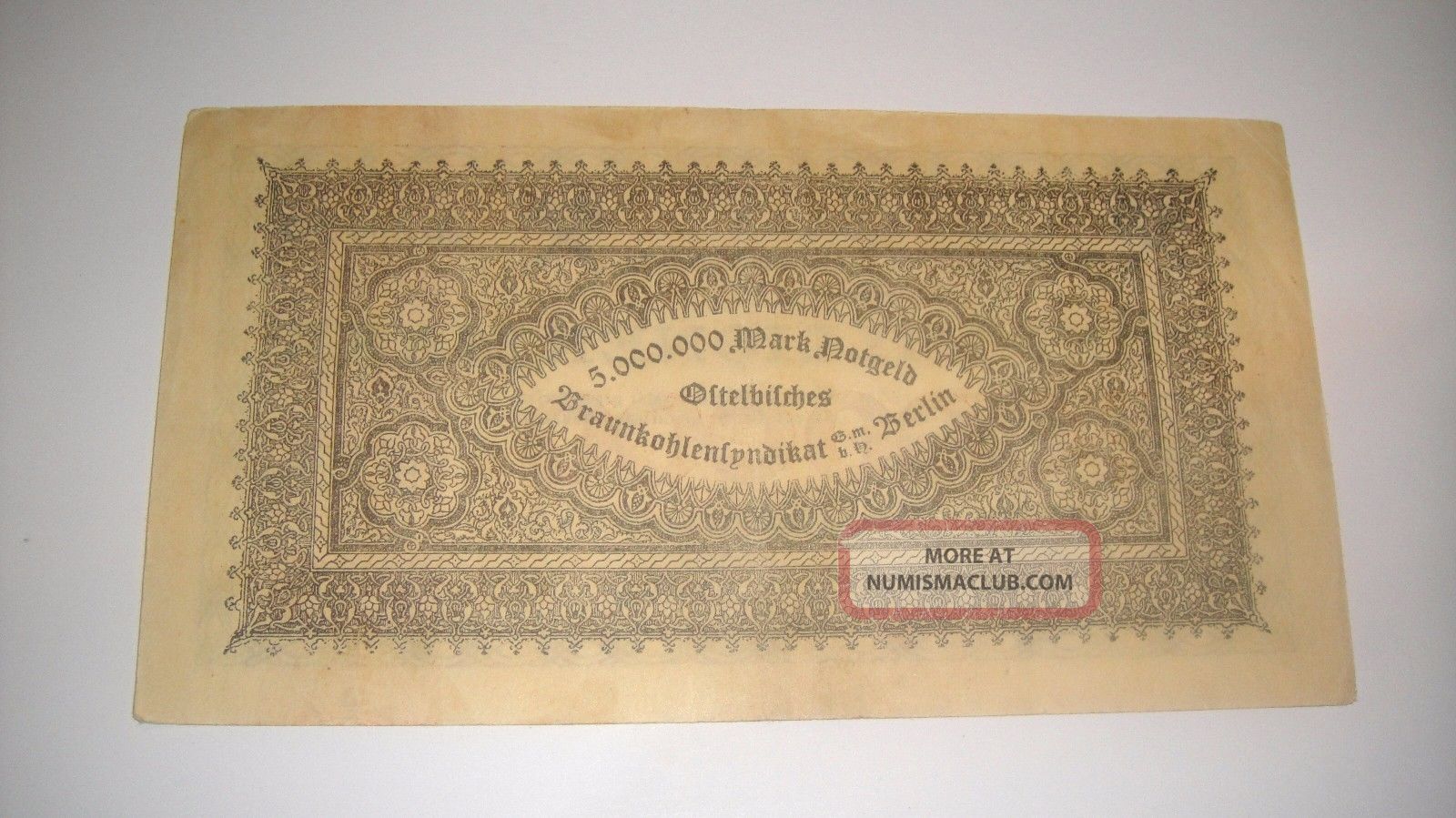 Germany Funf Million Mark 5000000 1923 Xf ///209286 Europe photo