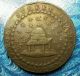 1792 Great Britain Warwickshire Birmingham Half Penny Conder D&h 123 Scarce R4 UK (Great Britain) photo 2