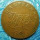 1797 Great Britain Staffordshire Half Penny Conder Token D&h 20 Half Penny photo 1