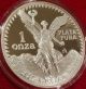1987 Proof 1 Ounce.  999 Pure Silver Onza Mexico,  Ultra Low Mintage Only 12,  000 Mexico photo 9