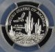 2001 - W Platinum $25 Statue Of Liberty 1/4 Oz Eagle Pcgs Pr70dcam Mercanti Platinum photo 3