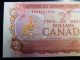 $2 Bill Deux Two Dollars Note Bank Of Canada Paper Money 1974 Canadian Canada photo 2