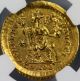 Gold Solidus Ad402 - 450 Theodosius Ii Choice About Uncirculated Ngc Luster Coins: World photo 1