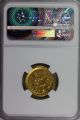 Gold Solidus Ad402 - 450 Theodosius Ii Choice About Uncirculated Ngc Luster Coins: World photo 2