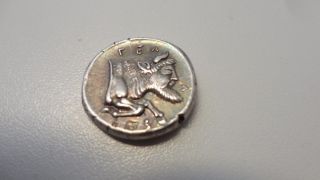 Repro Ancient Greek Coin Didrachm Sicily Gela Silver 999 photo