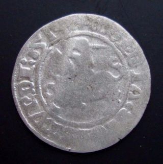 Poland Lithuania 1/2 Grossus 1514 Sigismund I Silver Coin S12 photo