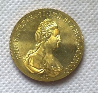 1786 Russia 10 Roubles Gold Coin photo