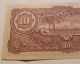 Obsolete Japan Gov ' T Occupation Money Tien (10) Gulden Dutch East Indies - Crisp Asia photo 2