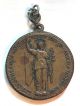 1500th Anniversary Of The Founding Of Venice Medal Virgin Mary & Gabriel 1921 Exonumia photo 1