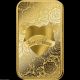 Solid 14 Kt.  Gold Bezel & Bale For 5 Gram Pamp Suisse Love Bar.  Large Bale Gold photo 1