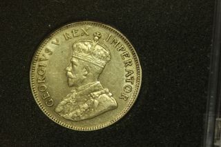 South Africa 1935 Silver Shilling Choice Au. photo