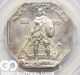 1925 Norse American Centennial Medal,  Thick Silver Pcgs Ms 64 Very Tough Exonumia photo 1