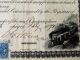 1872 United Jersey Rail Road Canal Company Signed Stock Certifcate Document Transportation photo 2