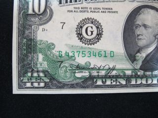 1974 $10 Wet Transfer Overprint photo