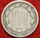 1873 Philadelphia Nickel Three Cent Coin Three Cents photo 1