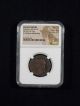 Roman Empire Ae As Of Emperor Claudius,  Struck In 87 Ad,  Ngc Vf 3001 Coins: Ancient photo 2