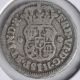 1753 1/2 Real Spanish Milled Pillar Coinage Mexico City Circulated Colonial (up to 1821) photo 1