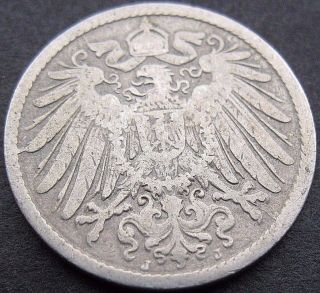Germany 1900 - J 10 Pfennig German Empire Coin (rl 939) photo