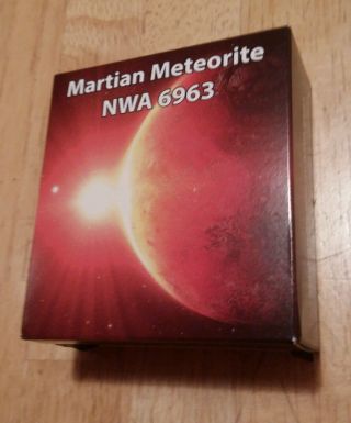 Niue Island 2016 1$ Mars Martian Meteorite Nwa 6963 1oz Silver Coin photo