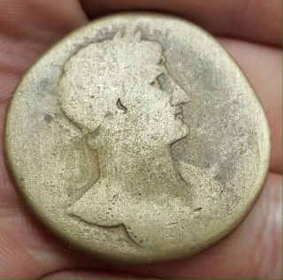 Roman Bronze Ancient Coin photo