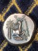 Bee Stag Coin Ionia 340 Bc.  Tetradrachm Ancient Greek Roman Rome Maybe Silver Coins: Ancient photo 4