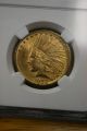 1932 $10 Gold Indian Head Coin Gorgeous Ngc Ms62 Gold photo 3