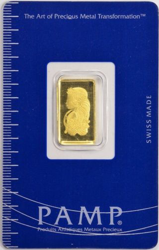 Pamp Suisse Lady Fortuna 2.  5 Gram.  999 Gold Bar photo