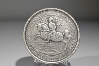 Rare 1976 American Revolution Bicentennial.  999 Fine Silver Medal Maryland photo