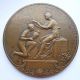 1922 Rio De Janeiro Exposition Brazil Independence Belgian Art Medal By Devreese Exonumia photo 3