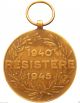 Art Nouveau Lady Of Resistance Antique Art Medal Pendant Signed Paul Wissaert Exonumia photo 2