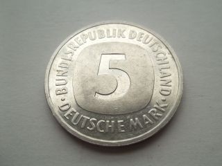 Germany 1990 5 Mark Circulated World Coin photo
