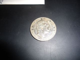 1904 - A German Prussian.  9000 Silver Deutsches Reich Funf Coin photo