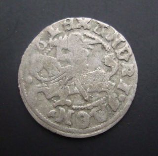 Lithuania 1/2 Grosz Grossus 1492 - 1506 Alexander Jagiellon Silver Coin photo