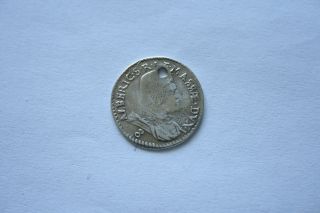 Medieval Italy Silver Coin Massa Alberico Ii 8 Bolognini (luigino) 1664 photo
