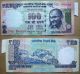 India 2015 (extra Paper Error Note) 100 Rupees Rare 1 Pc Error Banknote Currency Asia photo 2